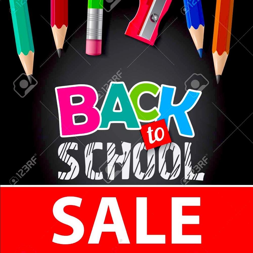 It’s the back to school sale! 👩🏼‍🏫📓📝📚